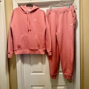 Fila Mauve Hoodie and Joggers Set